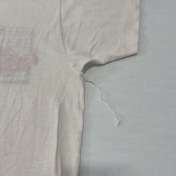 VTG 1980's NEW YORK Hearts Grid Tee/ 18.5" x 24"/ Screen Stars Tag - Picture 6 of 6